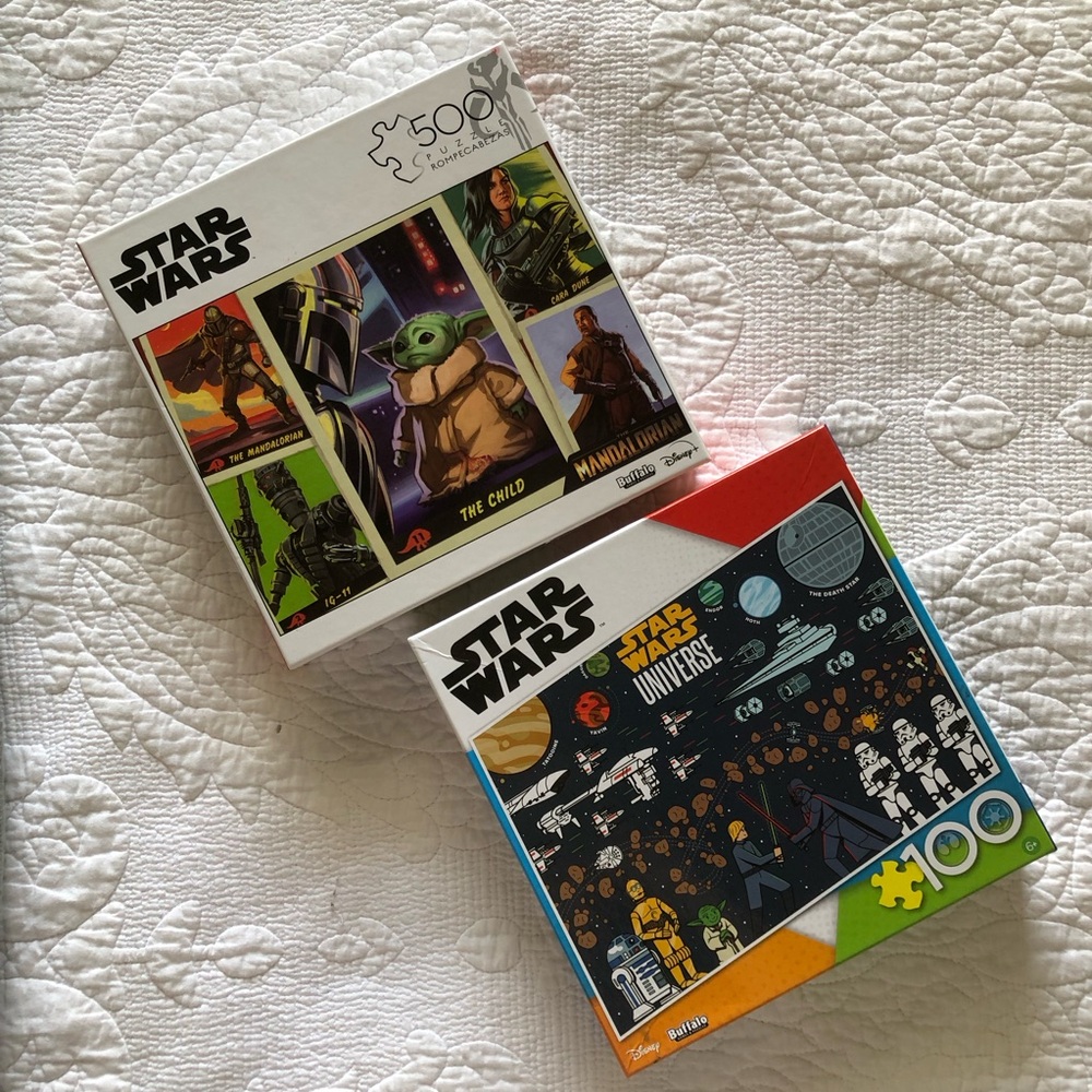 Disney Star Wars Puzzles - Set of 2 New Sealed